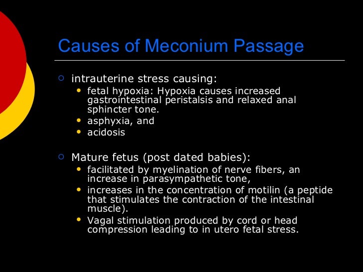 meconium aspiration syndrome ppt